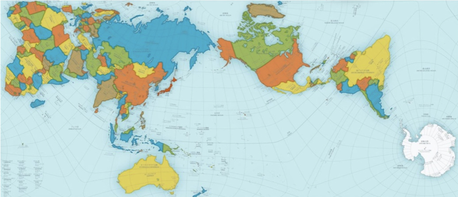 AuthaGraph projection world map